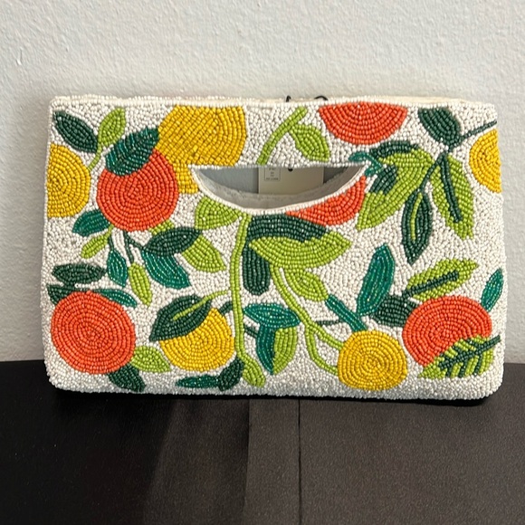 Sincerely Jules | Citrus 🍊🍋Beaded Clutch - Picture 1 of 9